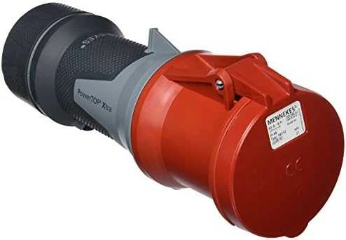Mennekes Lizdas przenośne PowerTOP Xtra raudona 63A 400V IP44 (MEN14112)