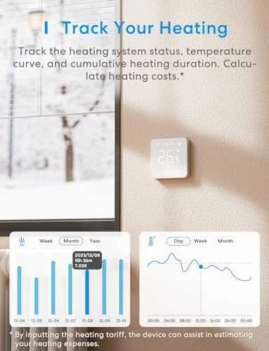 Meross MTS200 Wi-Fi termostatas veikia su Apple Homekit, SmartThings