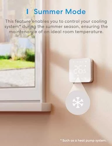 Meross MTS200 Wi-Fi termostatas veikia su Apple Homekit, SmartThings