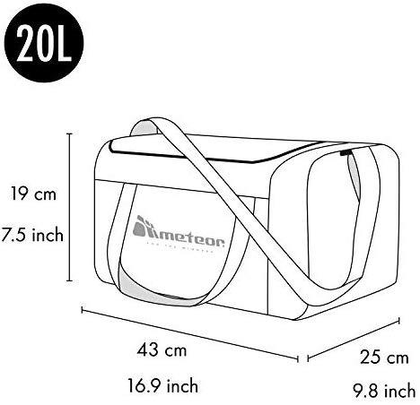 Krepšys Fitness Meteor Nepr 20 L rožinis-juodas 74504