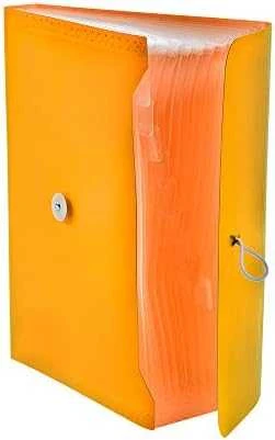 Oranžinis harmonikos aplankas A4