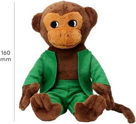 MICKI PIPPI Pliušinė beždžionėlė Nilsonas, 16 cm