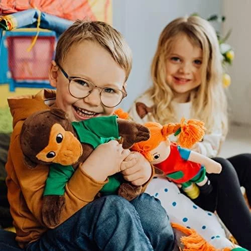 Pippi Langstrump PIPPI Pliušinė Pepė Ilgakojinė, 40 cm