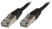 MicroConnect RJ-45 / RJ-45 cat.6 3m Juoda (SSTP603S)