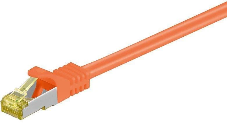 MicroConnect RJ-45/RJ-45 kat.7 S/FTP Oranžinė 0.5m (SFTP7005O)