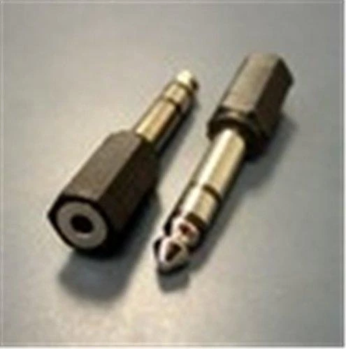 Adapteris AV MicroConnect Jack 6,35mm - Jack 3,5mm juodas (AUDANR)
