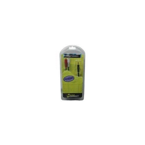 Kabelis MicroConnect Jack 3.5mm - RCA (Cinch) x2 3m juoda (AUDLC3G)