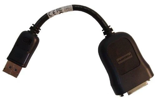 DisplayPort į DVI-D adapteris su trumpu laidu