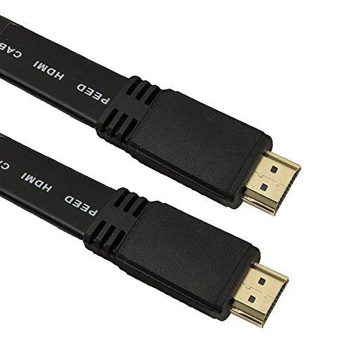 Plokščias HDMI laidas su metalinėmis jungtimis