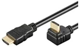 HDMI kabelis su kampine jungtimi