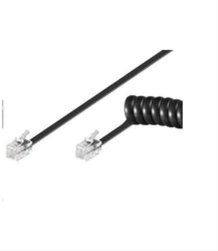MicroConnect RJ10-RJ10 2M M/M juoda (MPK10200)