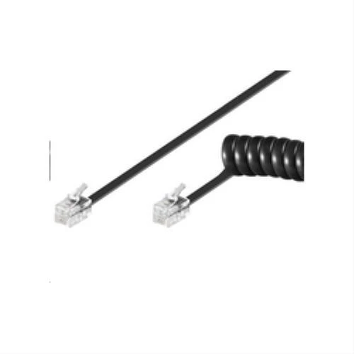 MicroConnect RJ10-RJ10 2M M/M juoda (MPK10200)