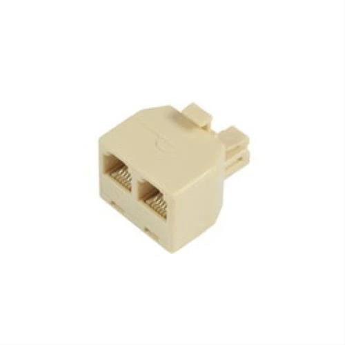 RJ11 Y adapteris su dviem jungtimis