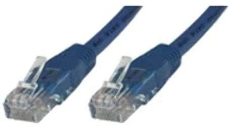 MicroConnect U/UTP CAT5e 0.5M Mėlyna PVC (B-UTP5005B)