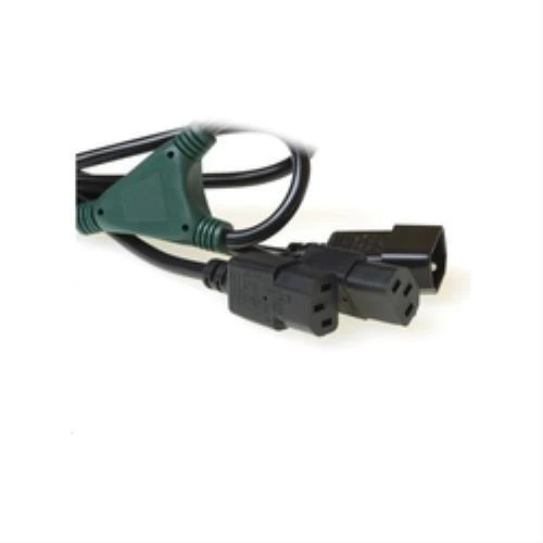 Maitinimo kabelis MicroConnect C13x2 - C14, 1,8 m (PE061318)
