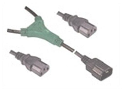 Maitinimo kabelis MicroConnect C13x2 - C14, 1,8 m (PE061318)