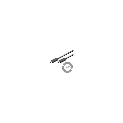 Kabelis USB MicroConnect USB-C - USB-C 0.5 m Juodas (USB3.1CC0.5)