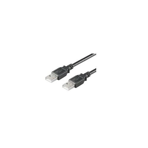 Kabelis USB MicroConnect USB-A - USB-A 0.5 m Juodas (USBAA05B)