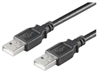 Kabelis USB MicroConnect USB-A - USB-A 0.5 m Juodas (USBAA05B)