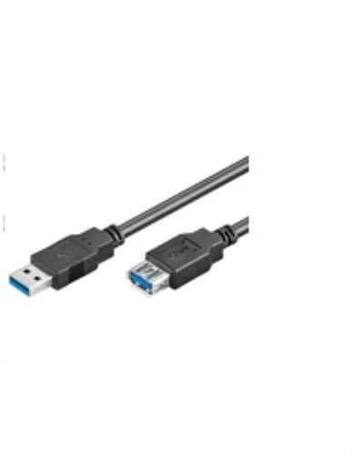 USB kabelis MicroConnect USB-A - USB-A 1 m Juodas (USB3.0AAF1B)