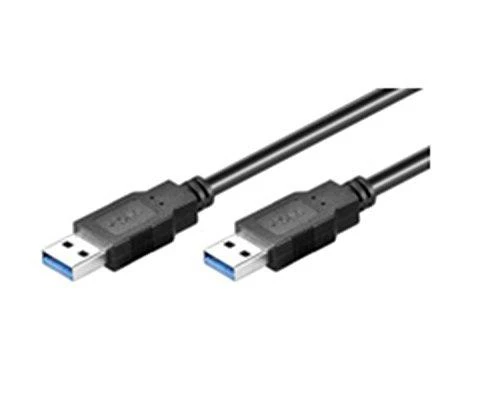 Kabelis USB MicroConnect USB-A - USB-A 5 m Juodas (USB3.0AA5B)