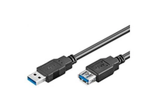 Kabelis USB MicroConnect USB-A - USB-A 2 m Juodas (USB3.0AAF2B)