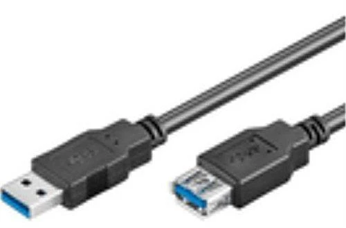 USB MicroConnect USB-A – USB-A laidas 5 m juodas (USB3.0AAF5B)