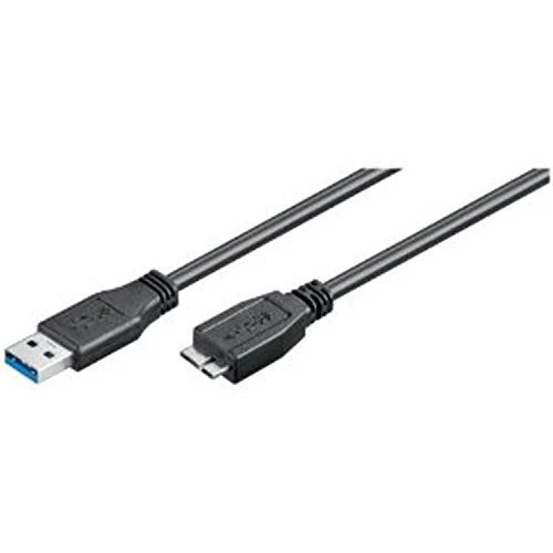 Kabelis USB MicroConnect USB-A - microUSB 0.5 m Juodas (USB3.0AB05MICRO)