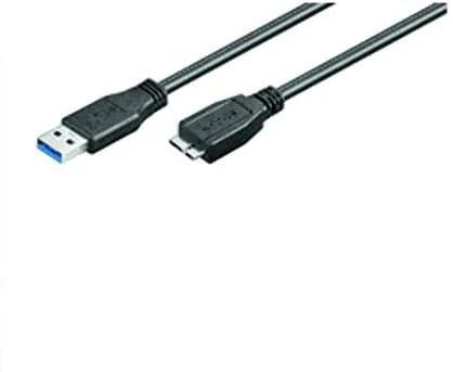 Kabelis USB MicroConnect USB-A - microUSB 1 m Juodas (USB3.0AB1MICRO)