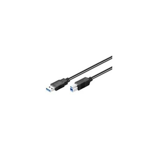 Kabelis USB MicroConnect USB-A - USB-B 1.8 m Juodas (USB3.0AB2B)