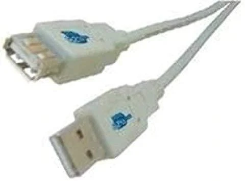 Kabelis USB MicroConnect USB-A - USB-A 1 m Pilka (USBAAF1)