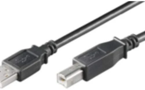 Kabelis USB MicroConnect USB-A - USB-B 1 m Juodas (USBAB1B)