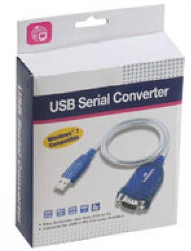 Kabelis USB MicroConnect USB-A - DB-9 1.8 m Sidabrinė (USBADB)
