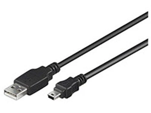Kabelis USB MicroConnect USB-A - miniUSB 5 m Juodas (USBAMB55)