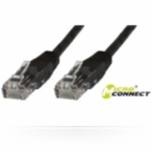 MicroConnect RJ-45/RJ-45 kat.6 0,2m Juodas (UTP6002S)