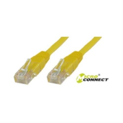 MicroConnect Patchcord U/UTP CAT5e, 1m, geltona (UTP501Y)