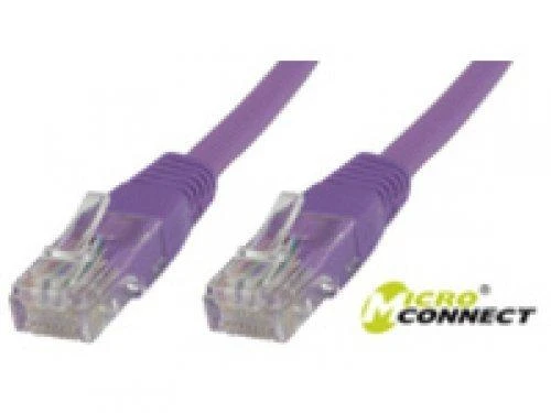 MicroConnect RJ-45/RJ-45 kat.6 0,2m Violetinis (UTP6002P)