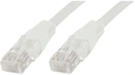 MicroConnect RJ-45/RJ-45 kat.5e U/UTP Baltas 10vnt. 1 m (V-UTP501WVP)