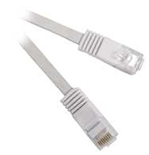 „MicroConnect“ U/UTP CAT6 tinklo kabelis 5 m, Baltas Flat (V-UTP605W-FLAT)