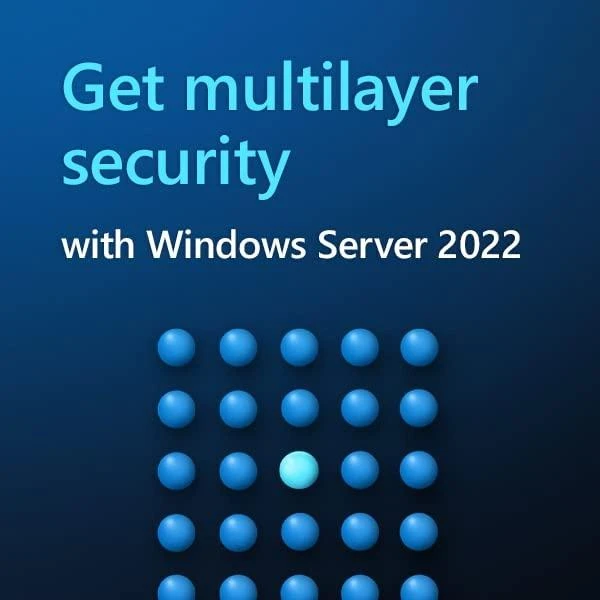 „Microsoft 1x Windows Server CAL 2022“ anglų kalbos 1 vnt. DSP 5 CLT įrenginio CAL (GB)