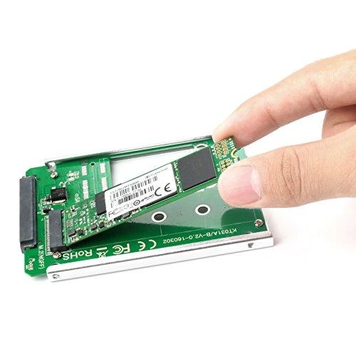MicroStorage M.2 - SATA SSD adapteris, 22 kontaktai SATA į M.2 SATA, B raktas 2242/2262/2280 DELTACOIMP / KT031B2