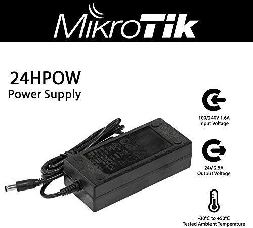 MikroTik Perjungiamas maitinimo šaltinis 24V 1.6A RouterBoard plokštėms (24HPOW)