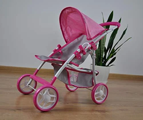 MILLY MALLY 2724 Lėlių vežimėlis Natalie Prestige Rožinis