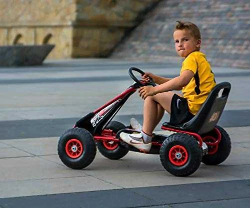 Milly Mally Thor Raudona pedalinis gokartas