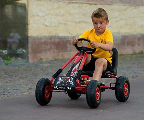 Milly Mally Thor Raudona pedalinis gokartas