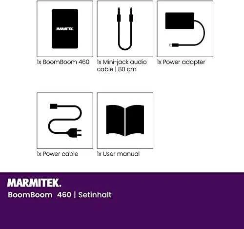 Marmitek BoomBoom 460 Bluetooth nerūdijantis plienas