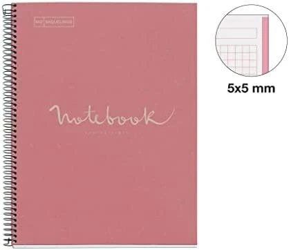 MIQUELRIUS Sąsiuvinis NB-1 Emocijos, A4, languotas, 80 lapų, 90 g