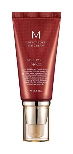 Missha Perfect Cover BB Kreminis EX SP42 Pa+++ 23 Natural rusvai gelsvas, 20 ml