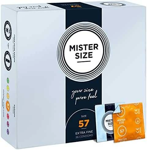 Mister Size 57mm pakuotė po 36 vnt