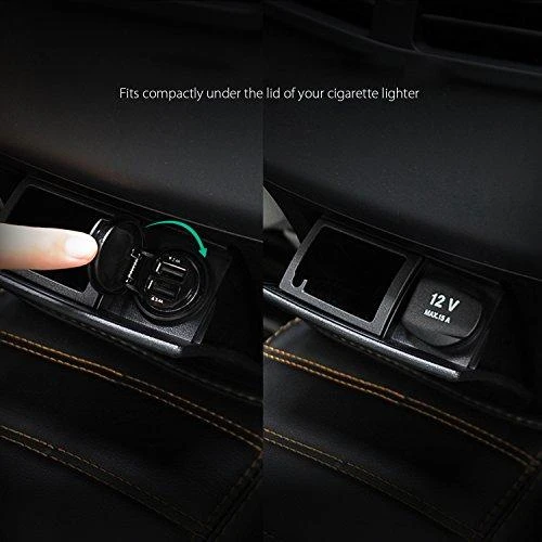 Aukey automobilinis įkroviklis CC-S1 2 x USB-A, 24 W
